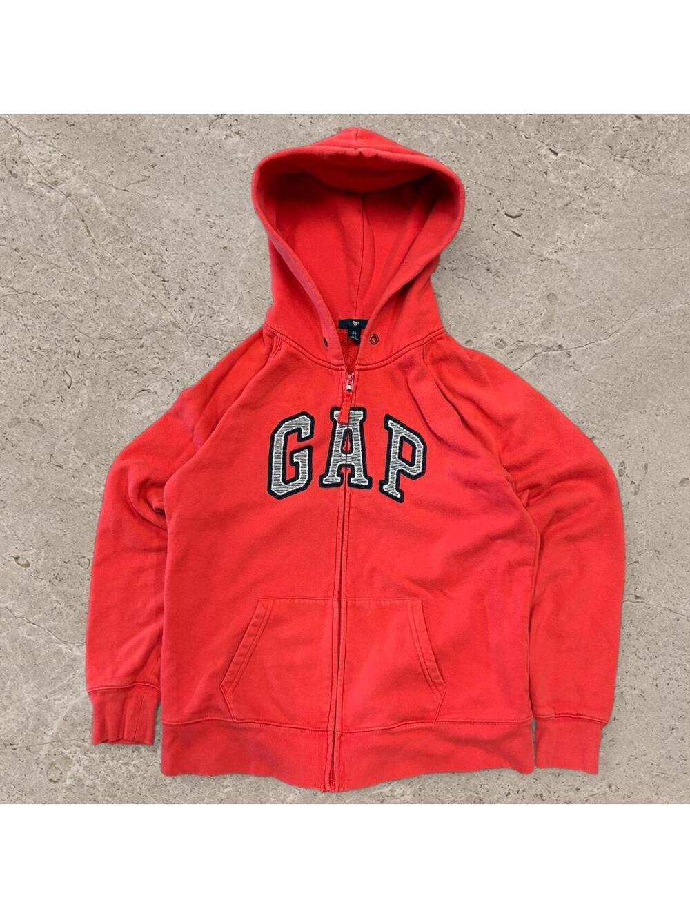 Fire Y2K Gap Zip Up Hoodie